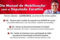 #DiadeMobilizaçãoPTSP – Vale do Paraíba