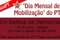 PT-SP realiza segunda edição do #DiadeMobilizaçãoPTSP neste sábado (18)